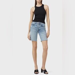 Rag & Bone Cate Mid-Rise Skinny Bermuda Shorts 25 Y2K 90's Summer Classic Modest